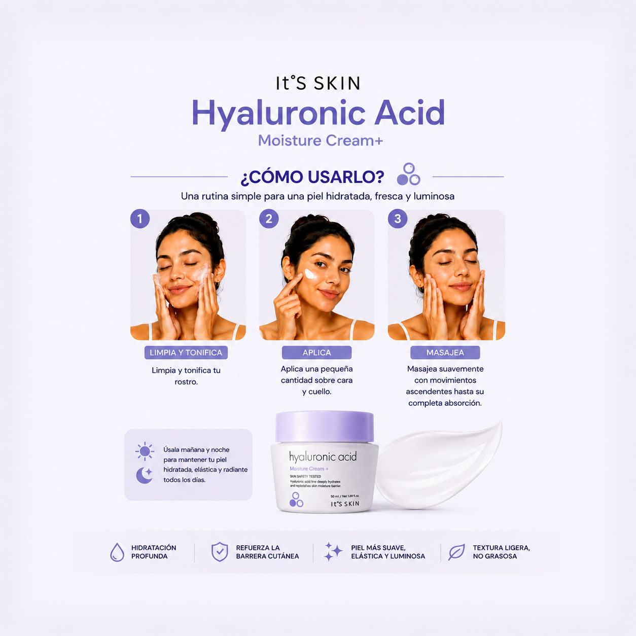 Crema Hyaluronic Acid Moisture - It’s Skin