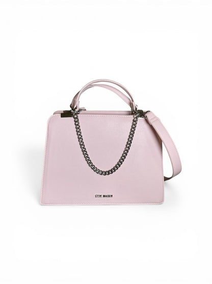 Bolso Satchel Steve Madden - ROSA Y NEGRO