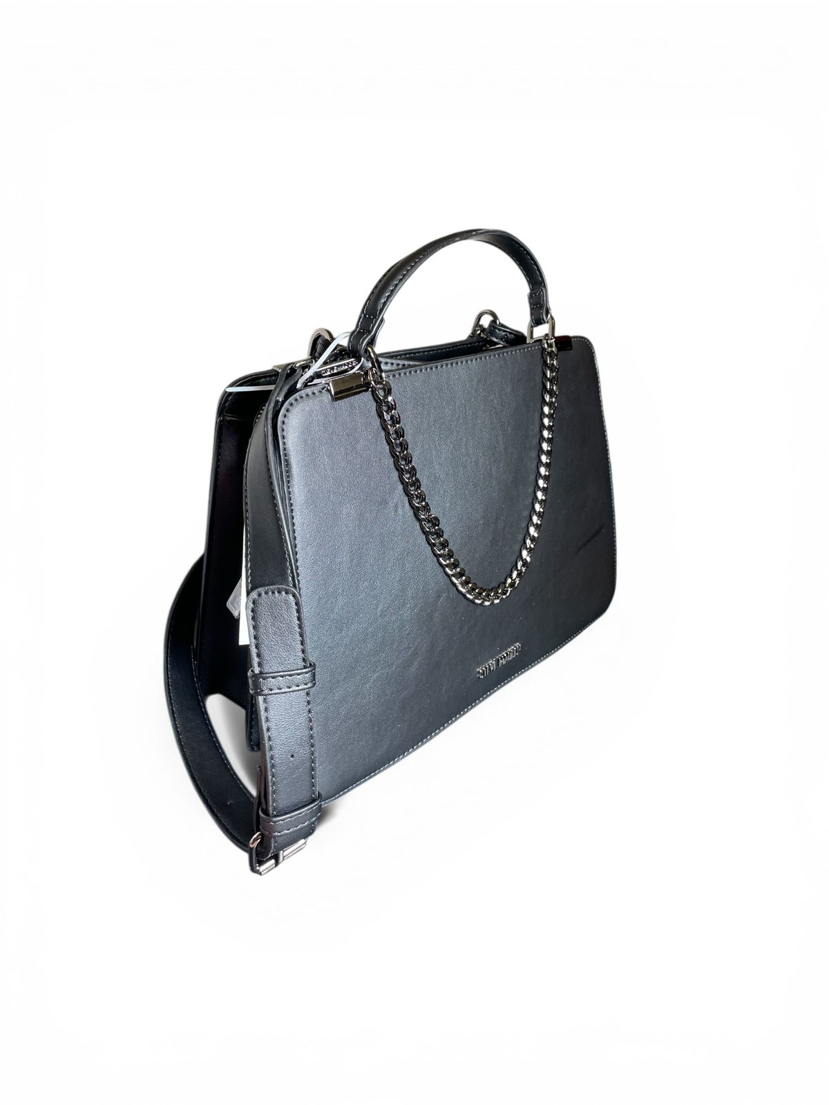 Bolso Satchel Steve Madden - ROSA Y NEGRO